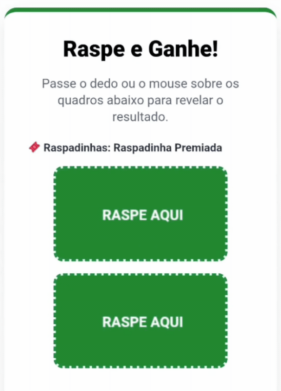 Raspadinha Premiada — Raspe e Ganhe